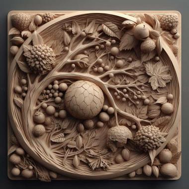 Patterns and decorations stl Polylobus 1 3d model
